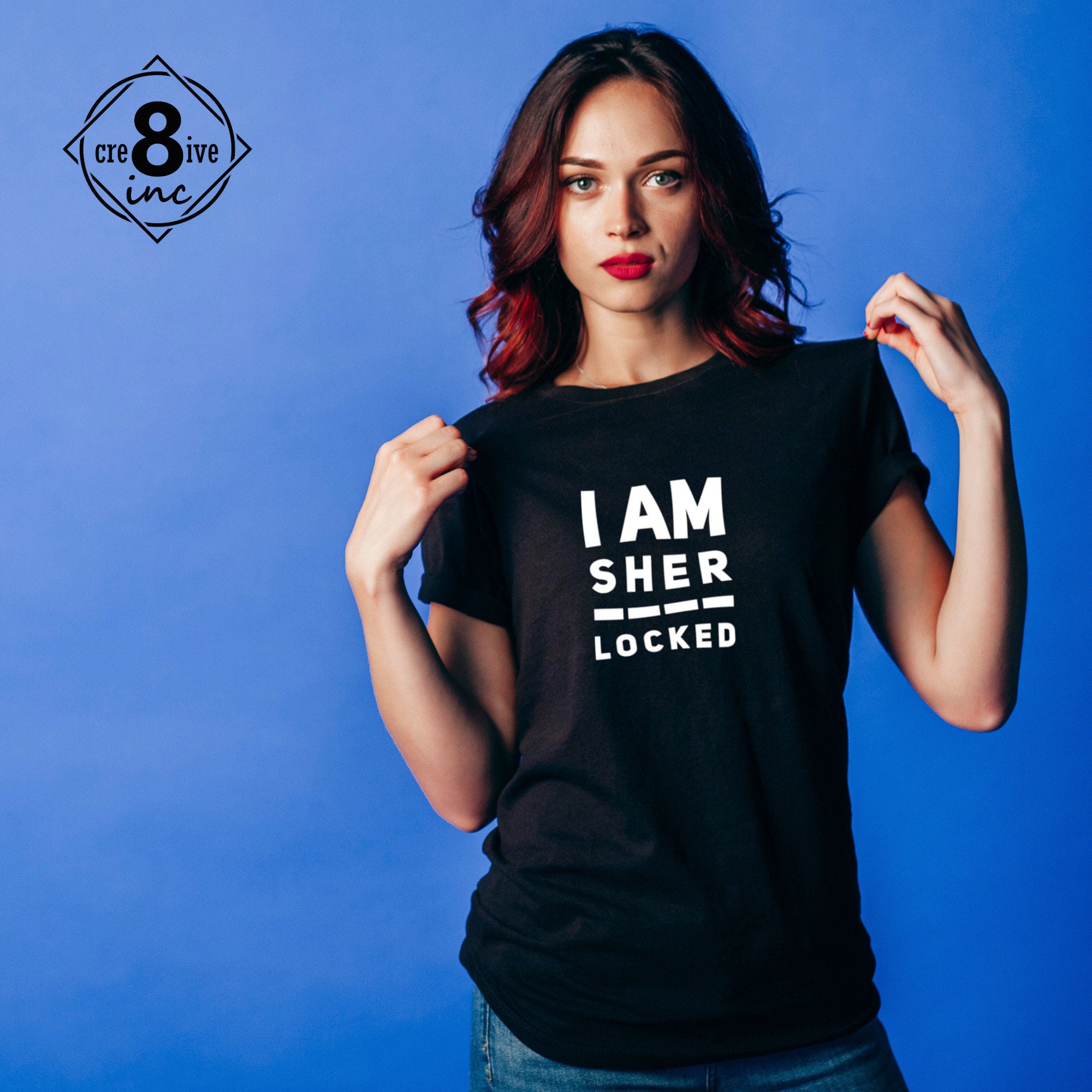 Sherlock Holmes I Am Sherlocked Black Adult Tee Shirt Etsy Sherlock Holmes I Am Sherlocked Black Adult Tee Shirt Etsy