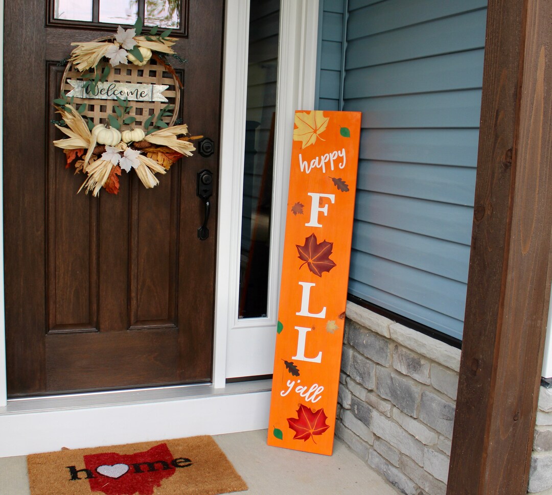 Reversible Fall Porch Leaner Porch Leaner Front Porch Etsy