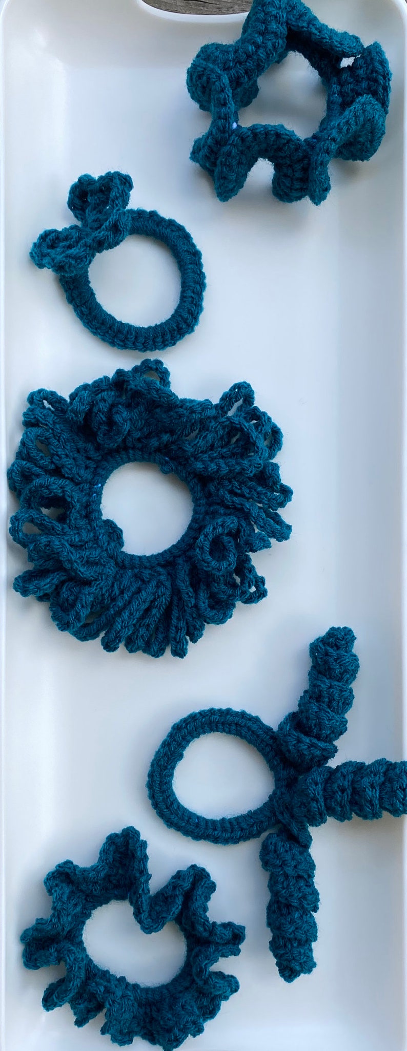 Crochet Hair Scrunchies