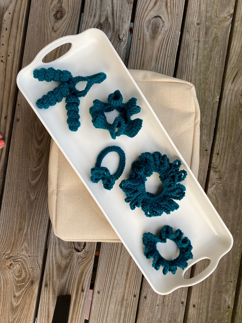 Crochet Hair Scrunchies