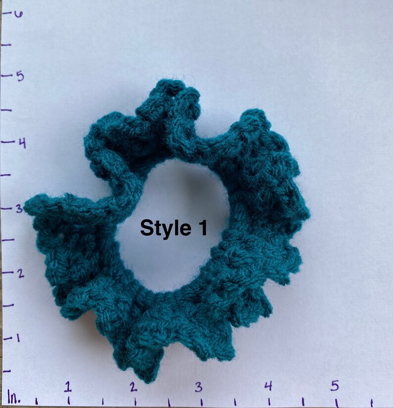 Crochet Hair Scrunchies