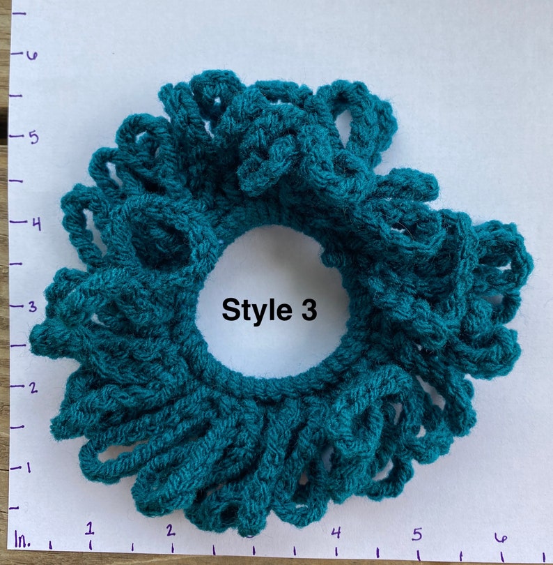 Crochet Hair Scrunchies