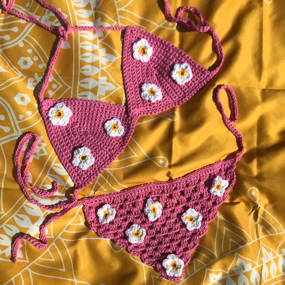Matching bra and bandana set Etsy