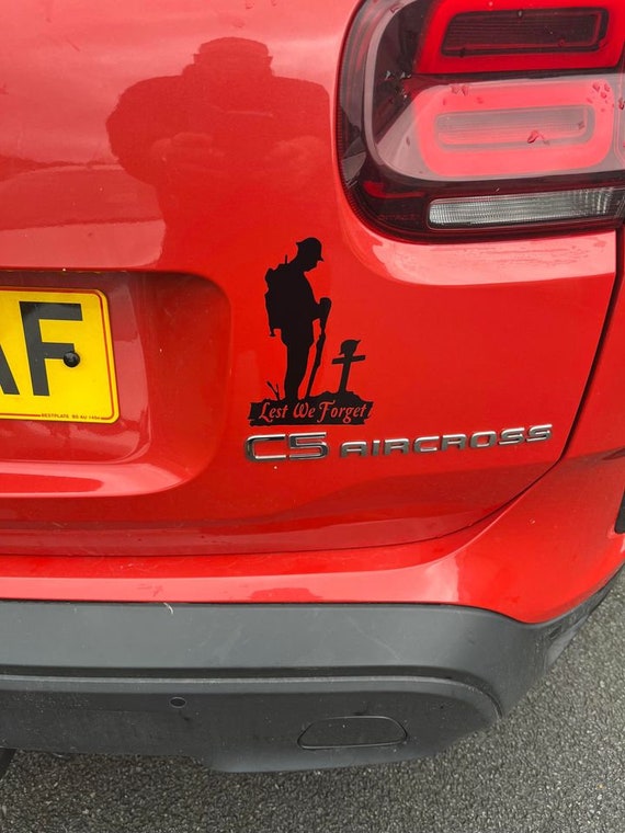 Lest we forget car stickers deals