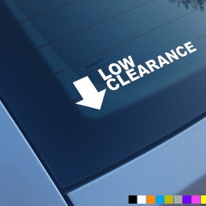 LOW CLEARANCE FUNNY Car Stickers Jdm Euro Stance Slammed Novelty Decals
