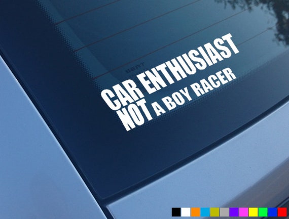 Car enthusiast stickers deals