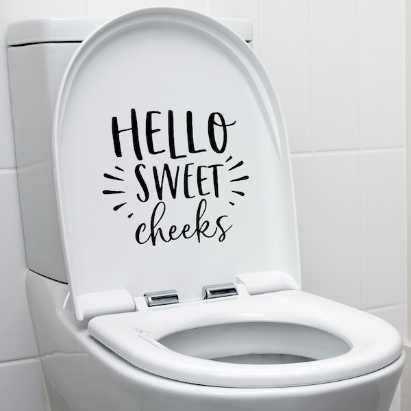 ADESIVI WC DIVERTENTI Bagno Divertenti Adesivi Coperchio Divertenti Adesivi WC EUR 9,53 - Foto 5