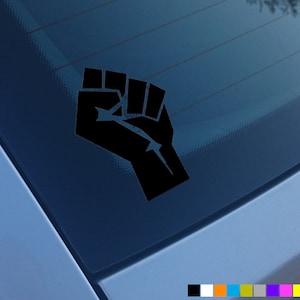 BLACK LIVES MATTER Car Sticker Decal Vinyl Bumper Window Laptop Fist Blm