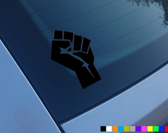 BLACK LIVES MATTER 車用ステッカー デカール ビニール バンパー ウィンドウ ノートパソコン フィスト BLM