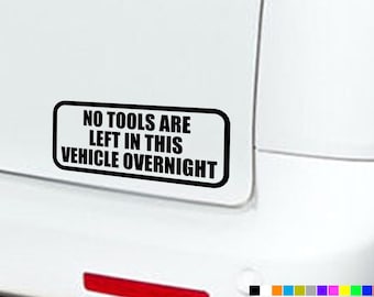 Lustiger "No Tools Left In Van" Aufkleber Produktbild-Vorschau 10