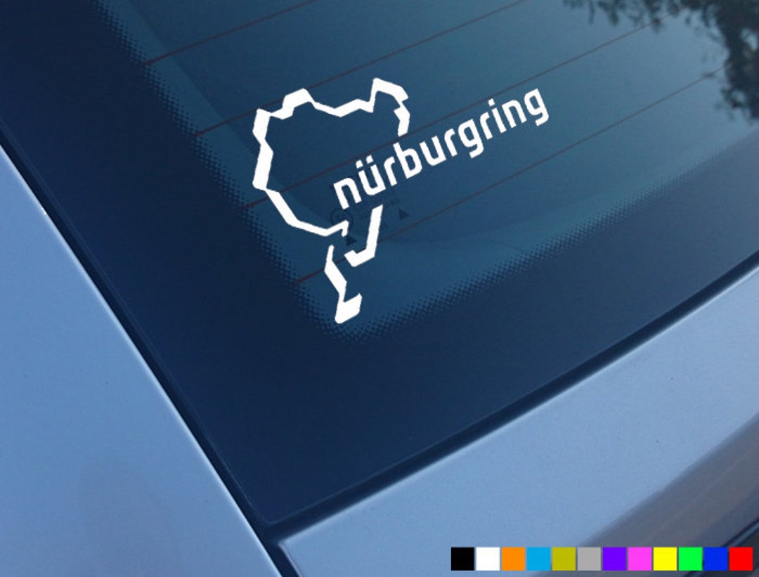 NURBURGRING Car Sticker Decal Window Vinyl Funny Novelty Nordschleife -   Canada