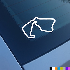SILVERSTONE RACE TRACK Car Stickers Decals Bumper Window Van Dub Vinyl Laptop