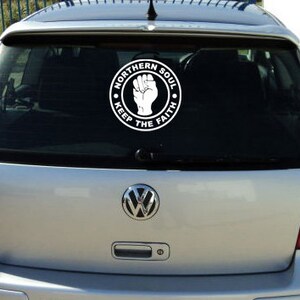 GROSSER NORTHERN SOUL 'KEEP THE FAITH' AUTO-AUFKLEBER – Vinyl Decal Für Motown-Fans
