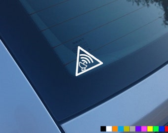 2x GPS TRACKER SYMBOOL Auto Sticker Decal Vinyl Bumper Venster Grappige Nieuwigheid Van