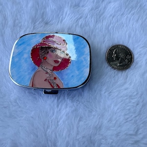 Funky Vintage Pill box