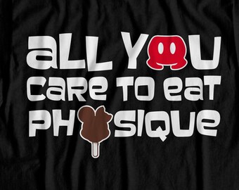 Disney All You Can Eat Physique Shirt | Mickey Bar Vacation Tee