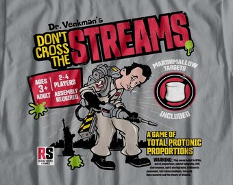 Don't Cross the Streams Shirt | Ghostbusters | Afterlife | Halloween | Stay Puft | Slimer | Ghosts | Ecto1 | Ghostbusters Gift