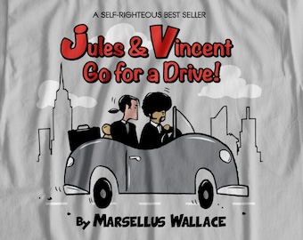 Pulp Fiction Jules and Vincent Shirt: Quentin Tarantino Fan Tee