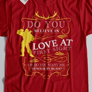 Love At First Sight Shirt | Gaston | Beauty and the Beast | Belle | Villain | Princess | Disney Vacation | Prince | Evil | Disney Gift