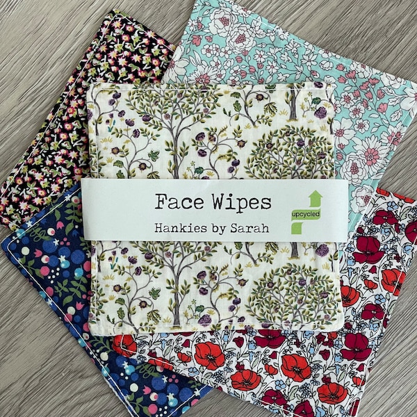 Reusable Cotton Face Wipes - pack of 5