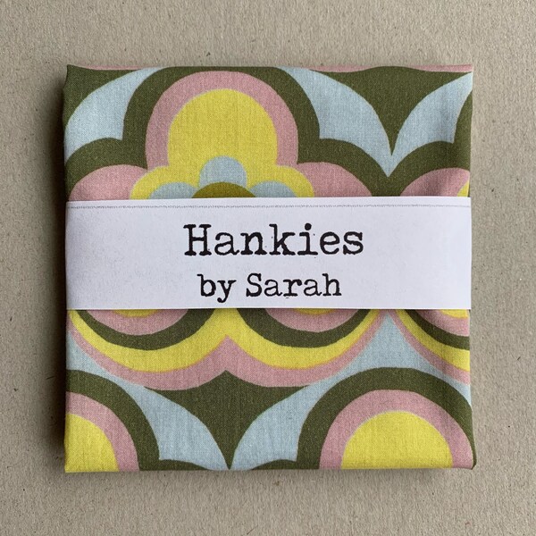 Fine Cotton Handkerchief/Pocket Square - Pastel Reminiscence