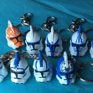 Clone Trooper Helmet Keychains