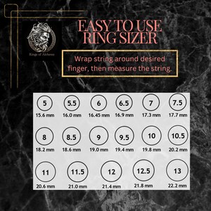 ring sizer for kings of alchemy easy to use from5 to 13 size