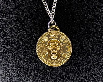 Pazuzu Sumerisch amulet, handgemaakte sterlingzilveren hanger