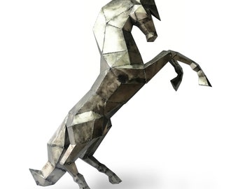 Metal horse sculpture, metal sculpture horse, Metallic Horse Sculpture, Handmade Horse Sculpture, Metallic Sculpture.
