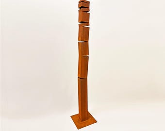 Artistic Corten Steel Sculpture, Large Metal Sculpture, Modern Garden Art, Outdoor and Indoor Sculpture, Yard Art Decor abstract art