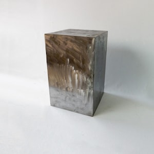 Pedestal for metal sculpture / Metal plinth / Mount for sculpture or trophy / Metal podium for decorative figure by EddiArt