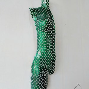 Woman's torso abstract sculpture Woman's metallic art sexy woman's torso contemporary Metal Wall Metal Craft Sculpture sexy woman