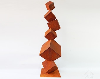 Rustic metal garden sculpture / yard art / garden decoration / garden art / corten steel / outdoor decoration / outdoor decoration