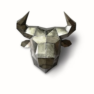 Metal bull Bull sculpture Metal sculpture bull Head of bull Artisan, Metal Sculpture, metal sculpture bull
