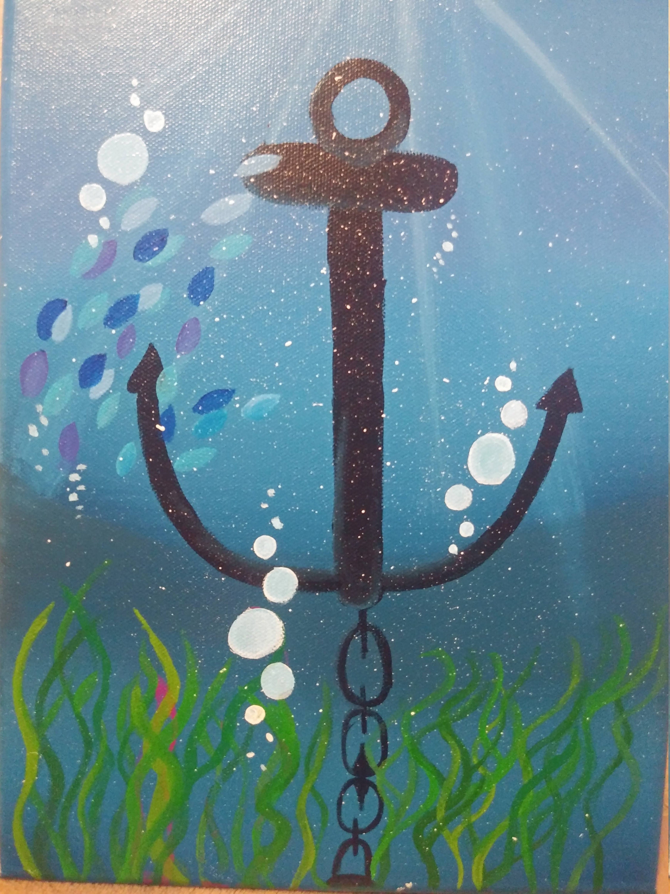 Anchor painting 2 | Etsy