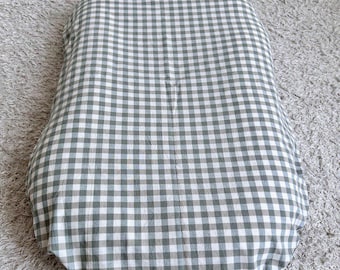 Snuggle Me Organic Cotton Cover | Handmade Lounger Slipcover | Cotton Satin Snuggle Me Cover | Newborn Baby Nest Cover