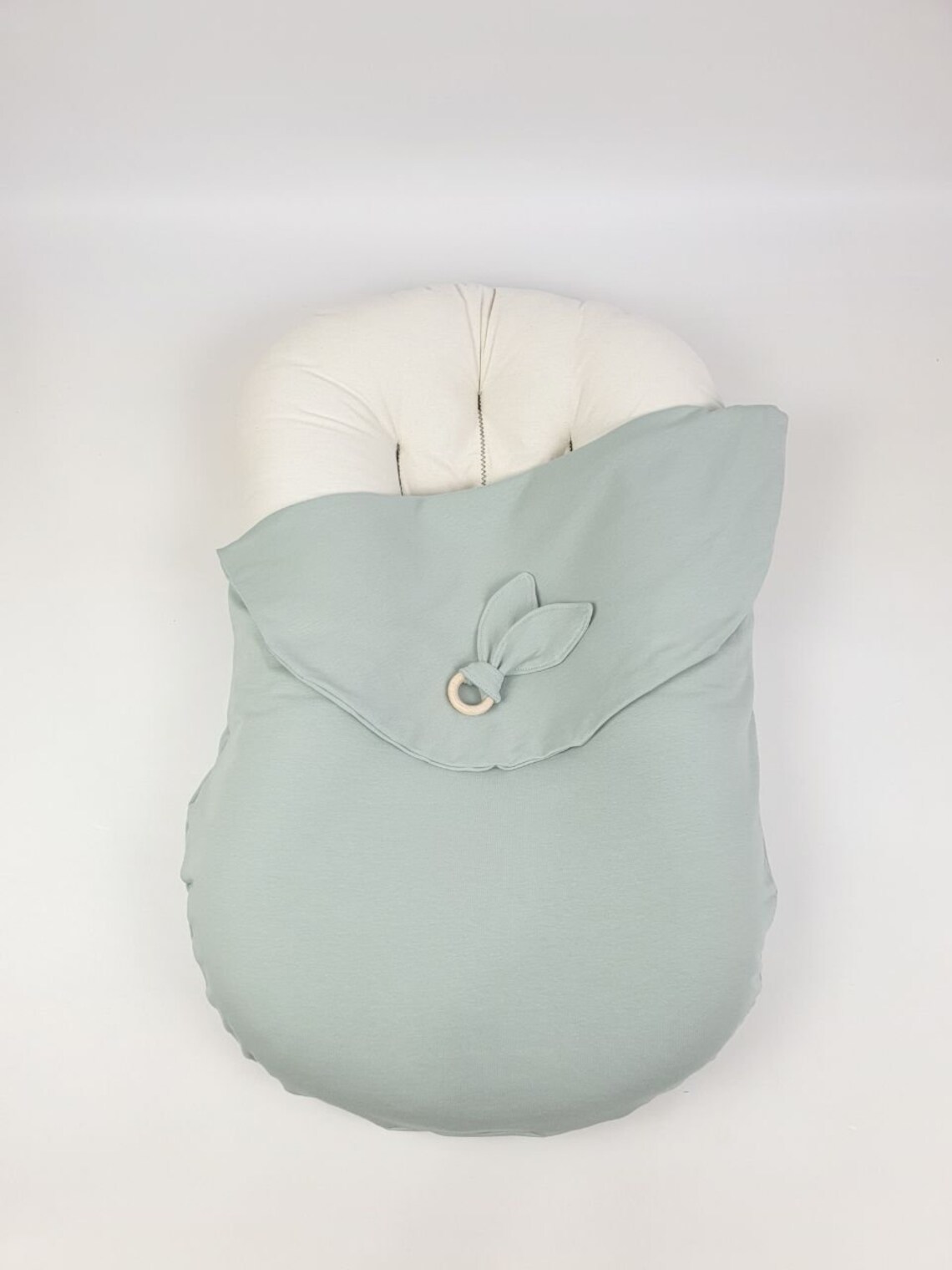 Snuggle Me Organic Cover Handmade Cover Jersey Knit Gray Etsy