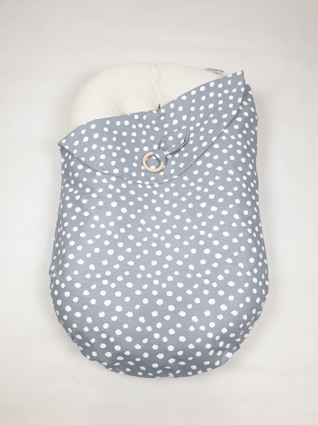 Cotton Cover for Snuggle Me Organic , Handmade Cover , Cotton Satin