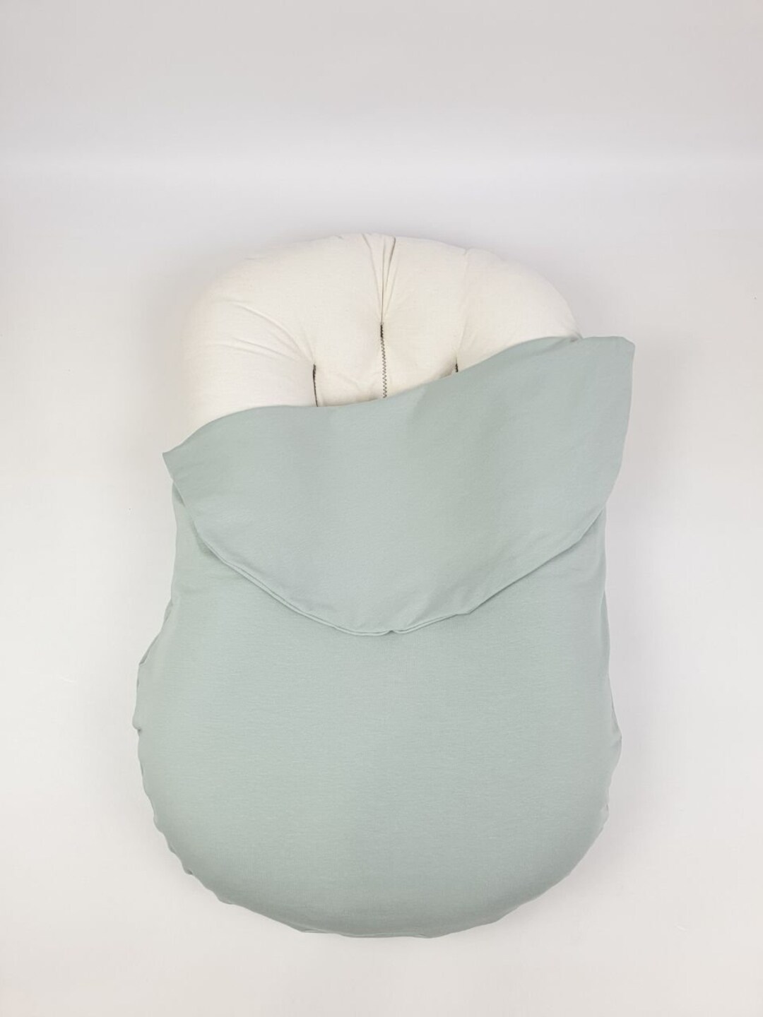 Snuggle Me Organic Cover , Handmade Cover , Jersey Knit Gray Cover