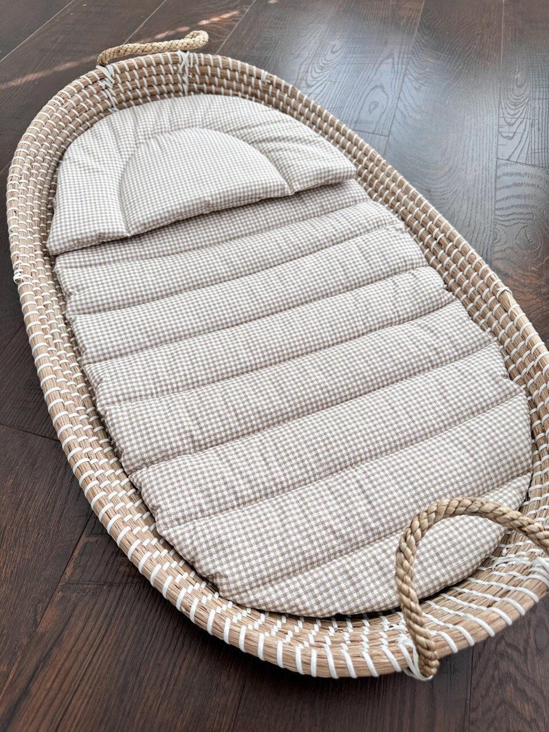 Liner for Changing Basket, Table Basket Insert , Muslin Swaddle Blanket, Baby Gift Set, Changing