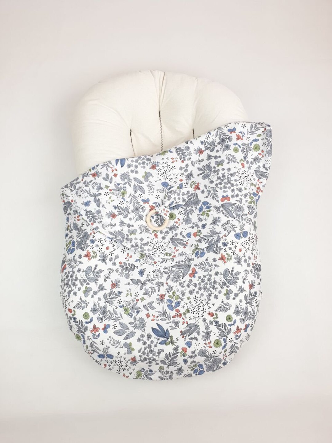 Cotton Cover for Snuggle Me Organic , Handmade Cover , Cotton Satin