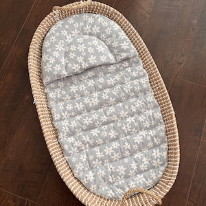 Liner for changing basket, table basket insert , muslin swaddle blanket,  baby gift set,  changing basket replacement