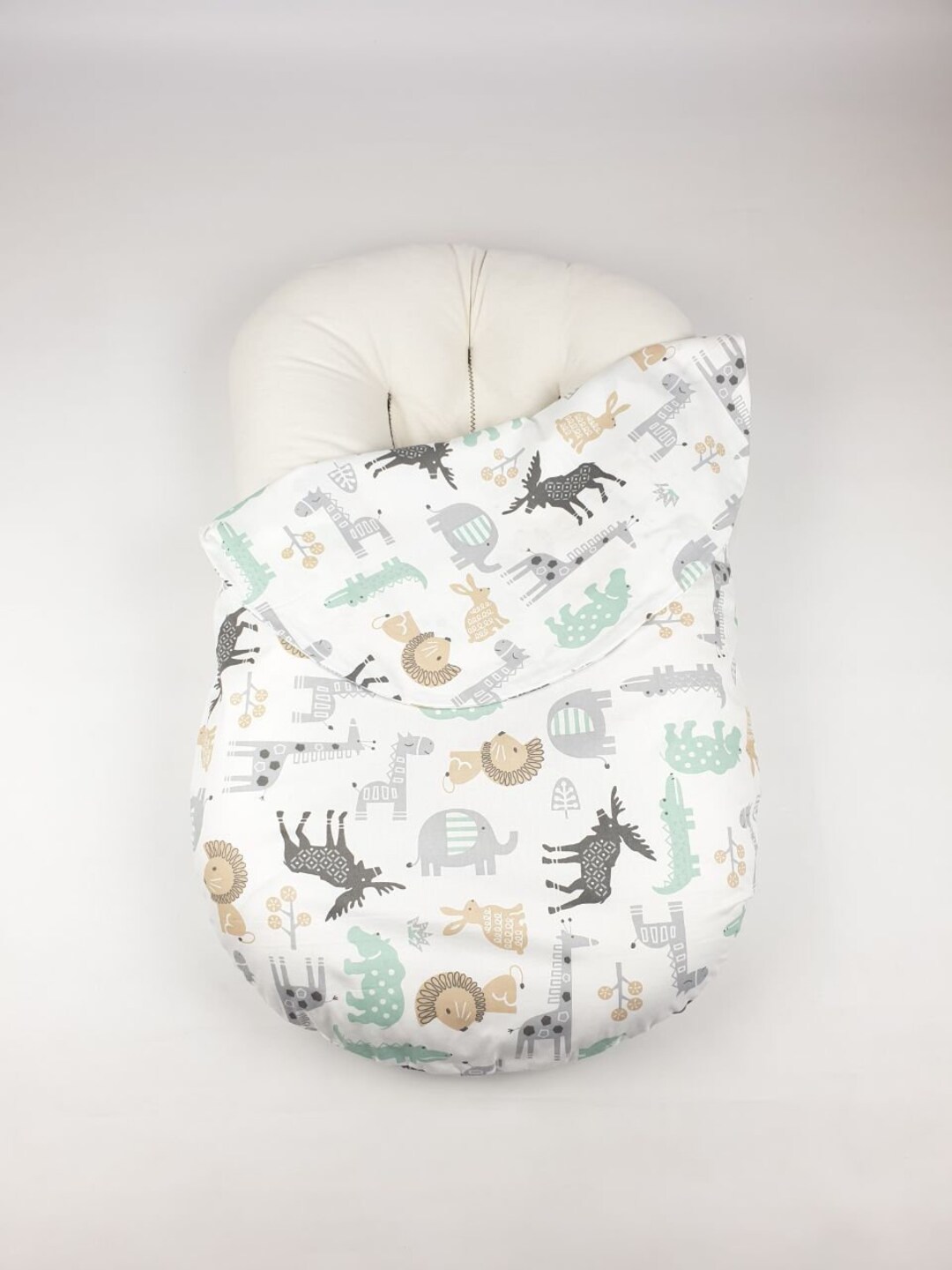 Cotton Cover for Snuggle Me Organic , Handmade Cover , Cotton Satin