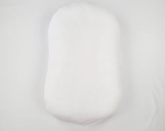 White Muslin Snuggle Me Lounger Cover