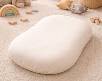 Muslin Snuggle Me Lounger Cover Only, Baby Lounger Cover, Soft Cotton Baby Cover, Neutral Nursery