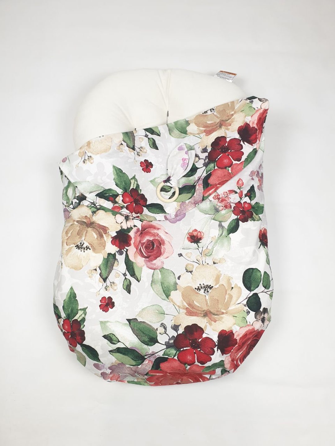 Cotton Cover for Snuggle Me Organic , Handmade Cover , Cotton Satin