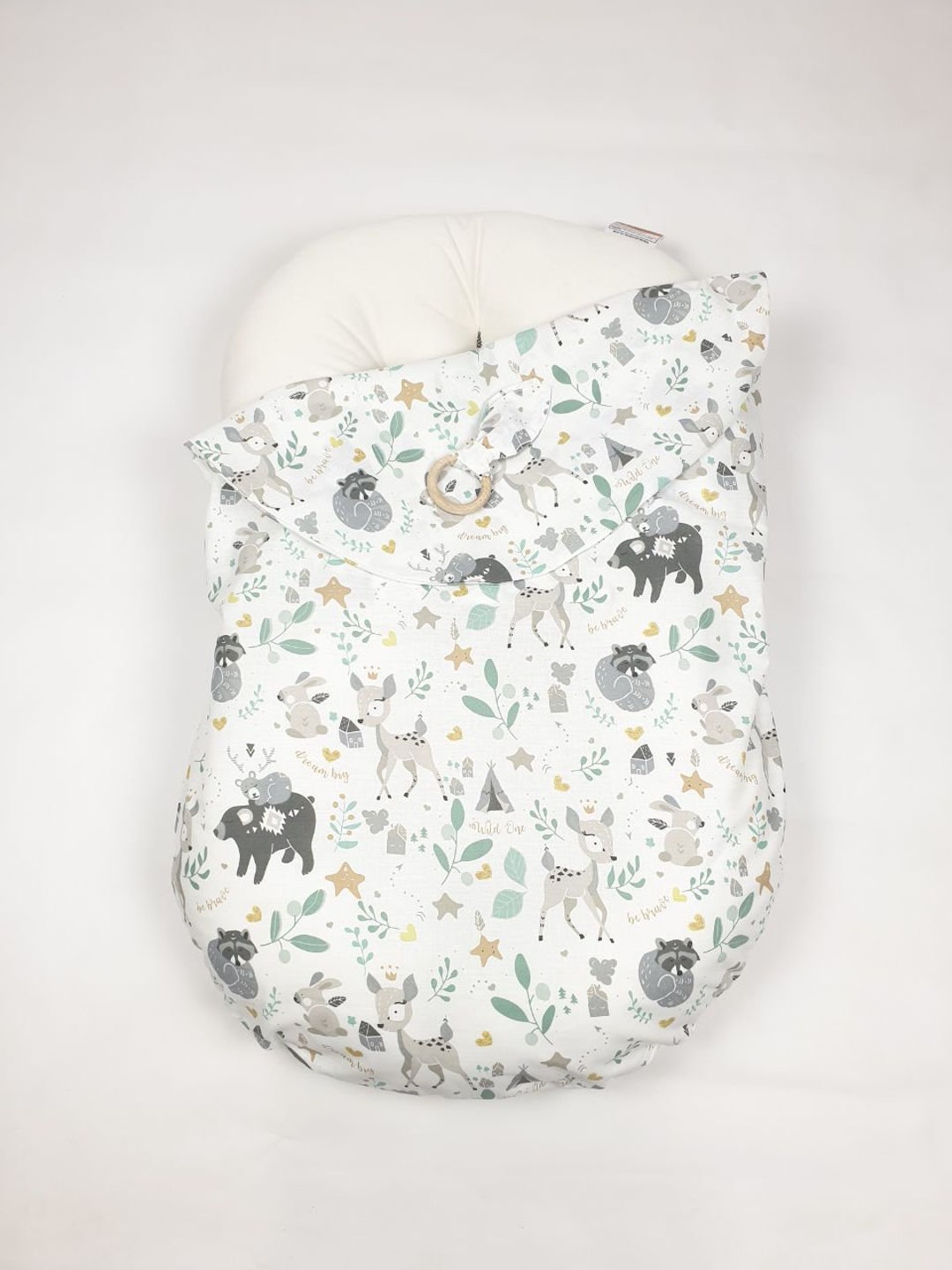 Snuggle Me Organic Cover , Handmade Cover , Cotton Satin Cover