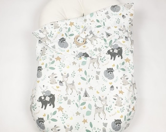 Snuggle me organic cover , handmade cover , cotton satin cover , snuggle me cover