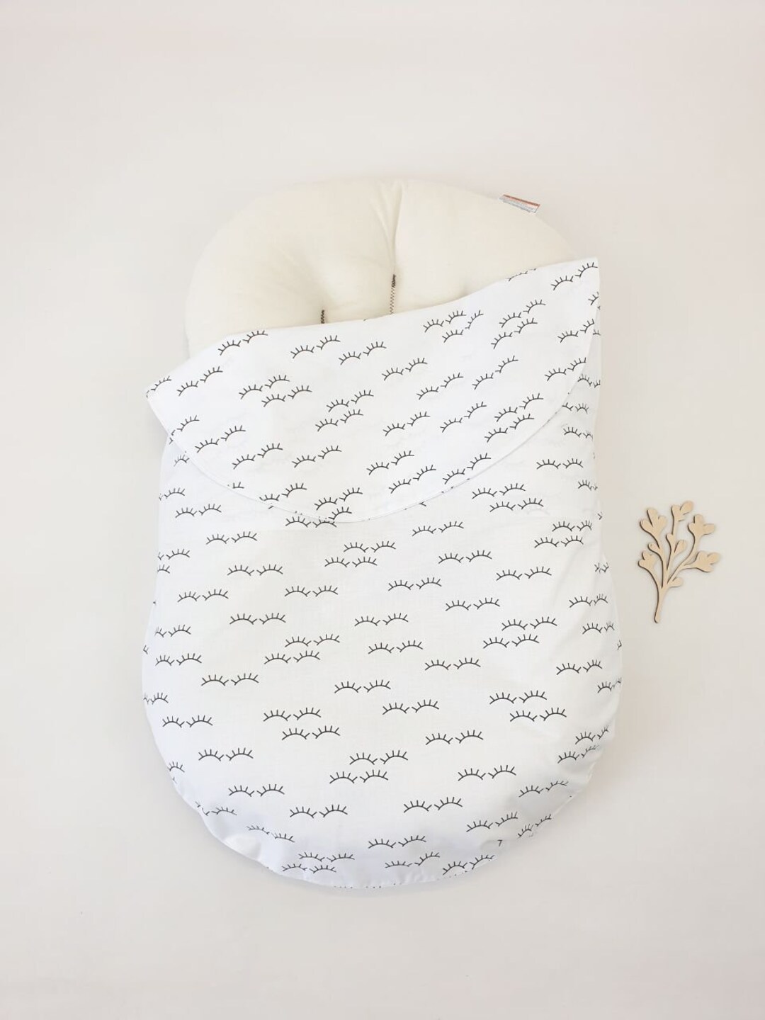 Cotton Cover for Snuggle Me Organic , Handmade Cover , Cotton Satin