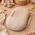 Gingham Muslin Snuggle Me Organic Lounger Cover, Baby Lounger Cover, Neutral Nursery Decor, Newborn Gift product logo